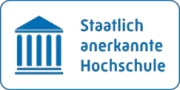 Siegel: staatlich anerkannte Hochschule